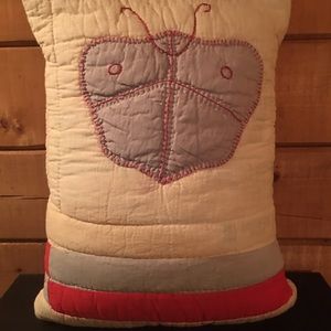 Vintage quilt pillow.
